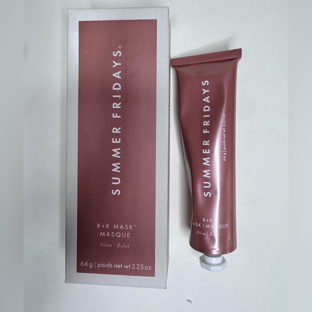Summer Fridays R+R Mask 2.25oz Rose Argan NEW Unused (Aluminum Tube)